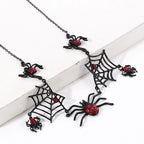 Spider Web Statement Necklace