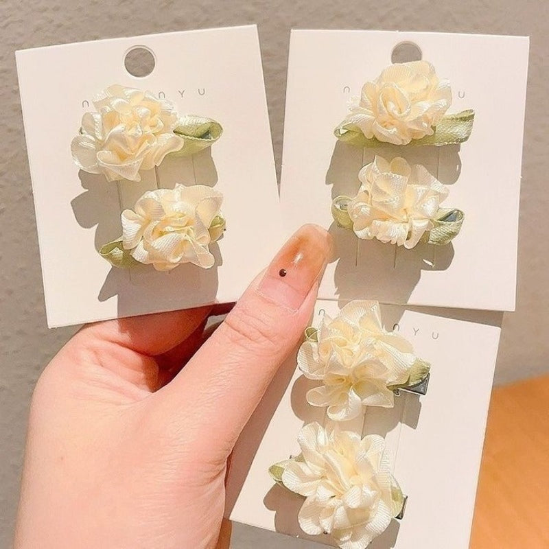 Jasmine Flower Hair Clips