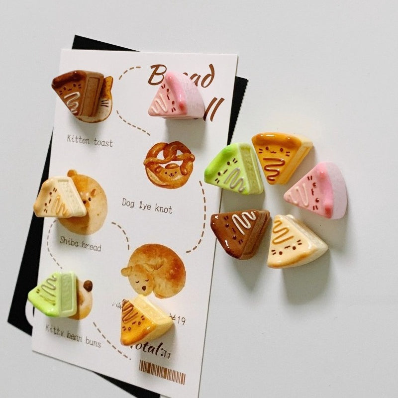 Mini Cat Cake Fridge Magnets
