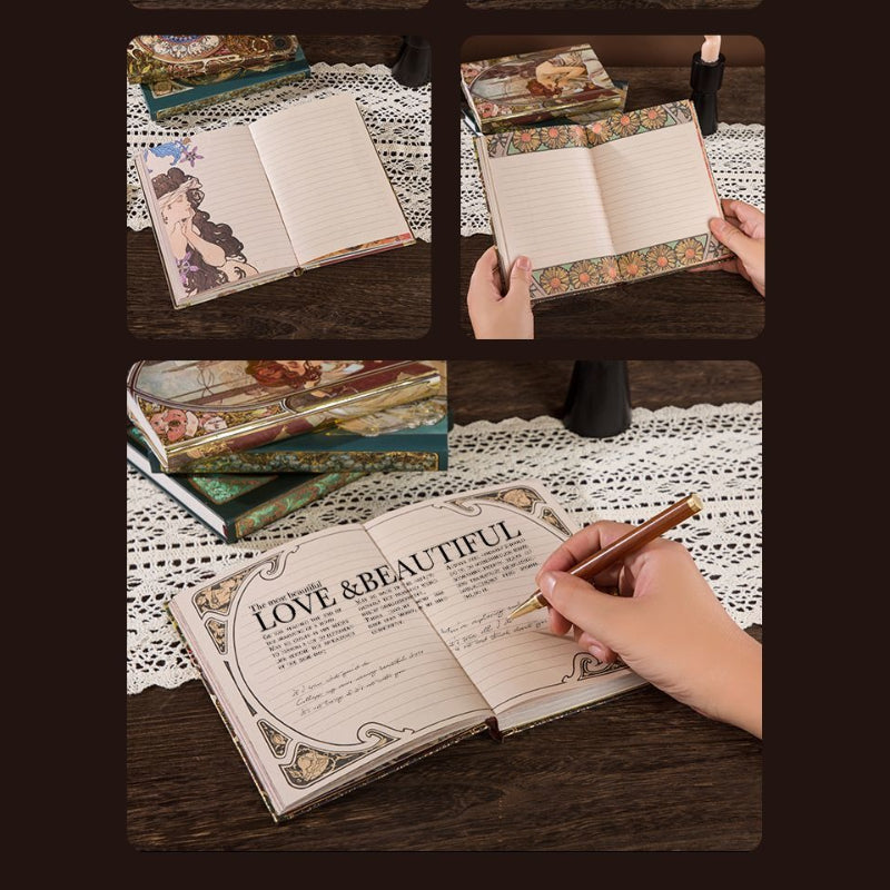 Retro Artistic Notebook Journal - Modomu