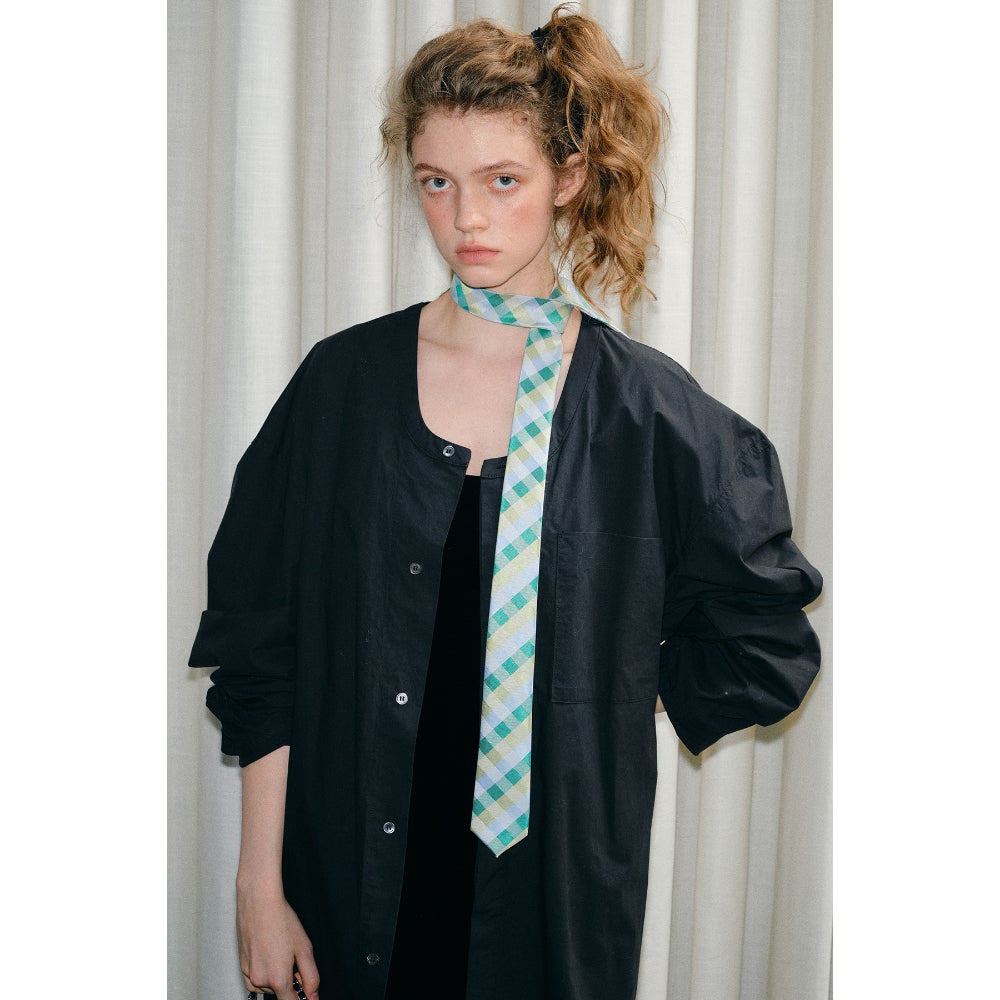 Striped College Zipper Tie - Modomu