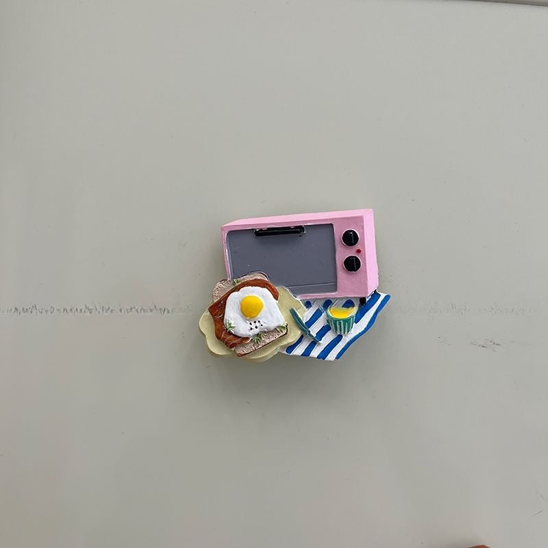 Floral Fridge Magnet Sticker