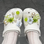 Beaded Bow Camellia Charms