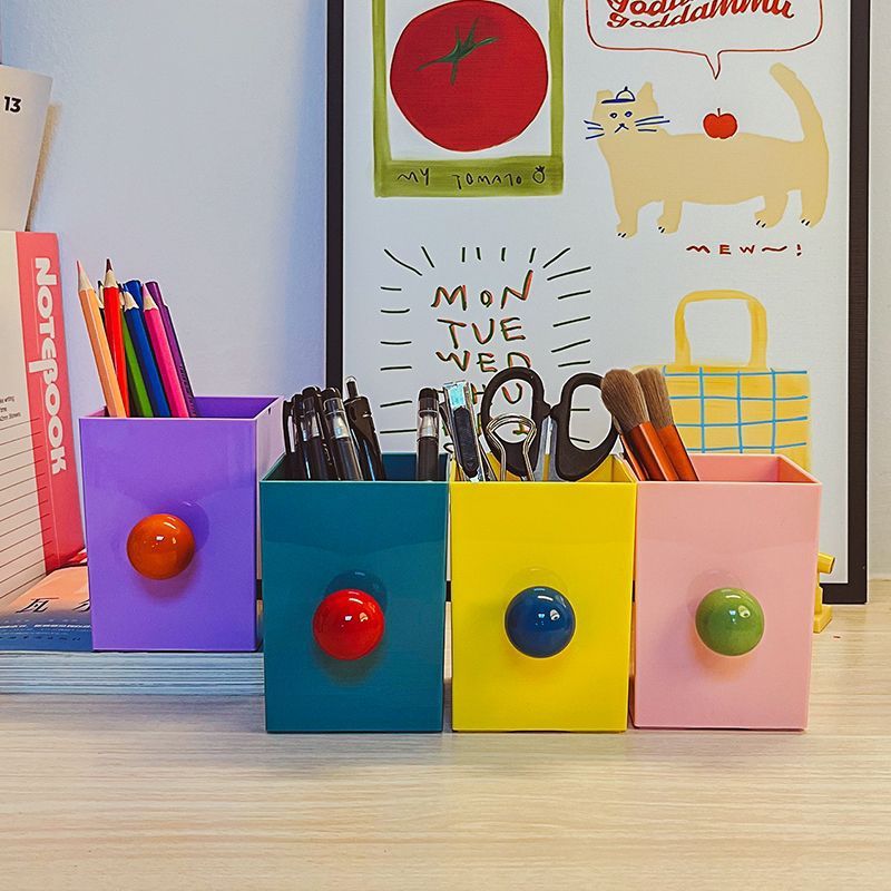 Dopamine Pen Holder Desk Organizer