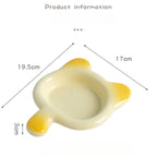 Cute Ceramic Cat Food Bowl