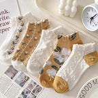 Floral Low Cut Boat Socks