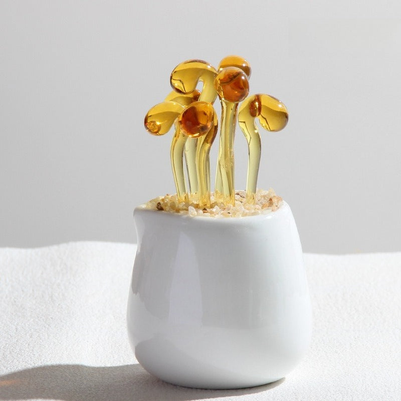 Glass Succulent Cactus Ornament - Modomu
