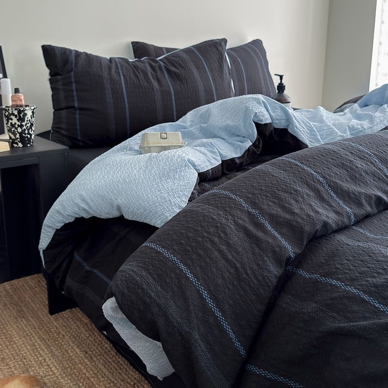 Waffle Crinkle Bedding Set