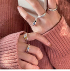 Adjustable Zircon Heart Ring - Modomu