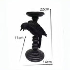Perched Crow Candlestick