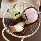 Plush Fruit Bag Charm Keychain - Modomu