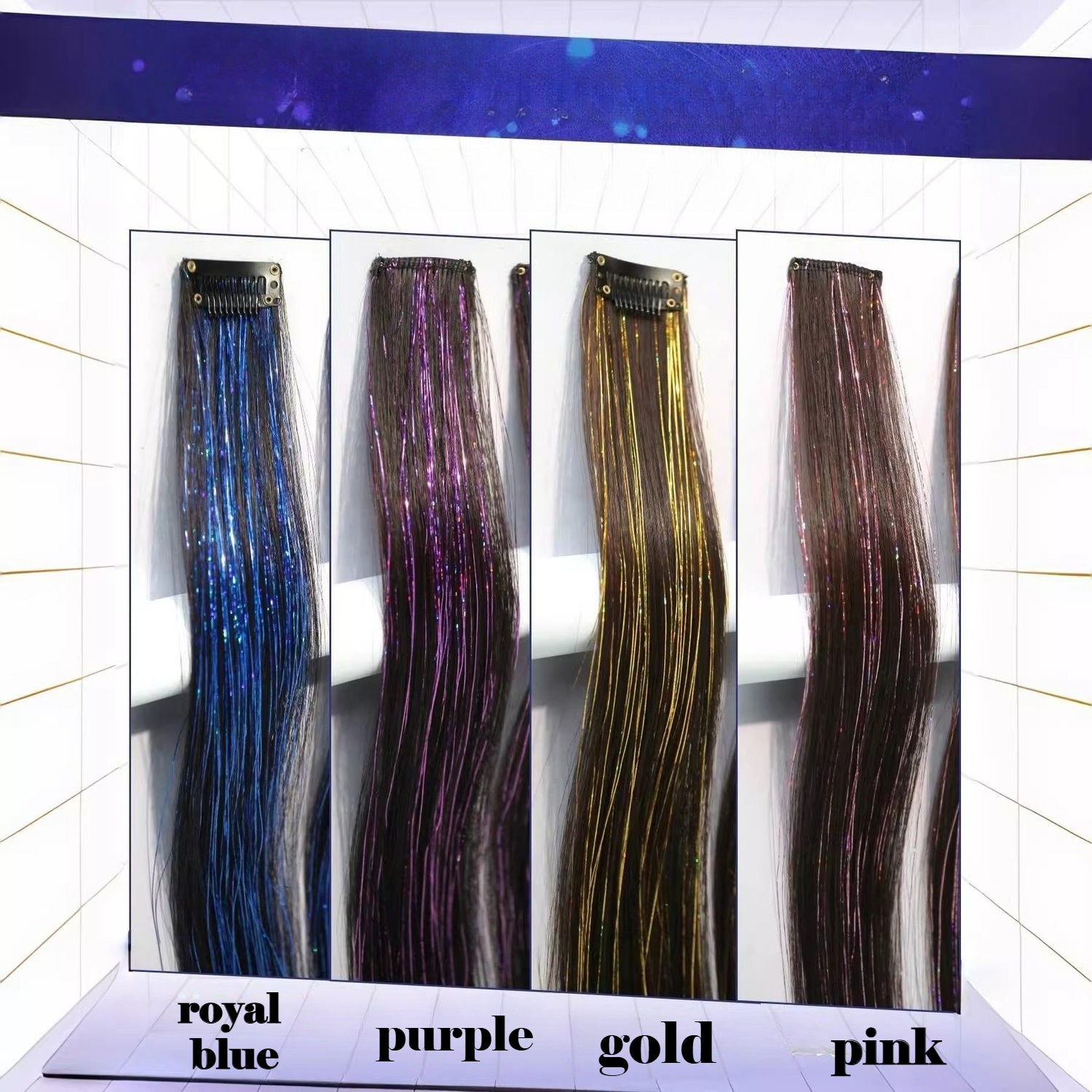 Shimmer Highlight Party Wig Extensions - Modomu