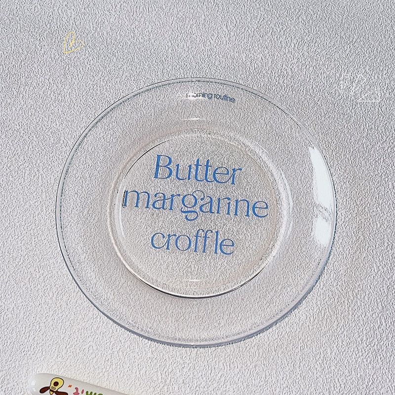 Embossed Chequer Brunch Plate