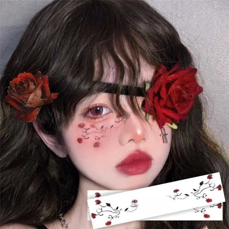 Rose Vine Face Stickers