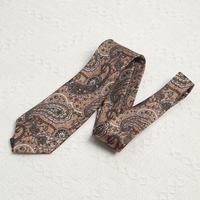 Retro Silk Look Mens Tie - Modomu