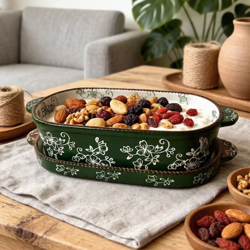 Lidded Oval Baking Dish