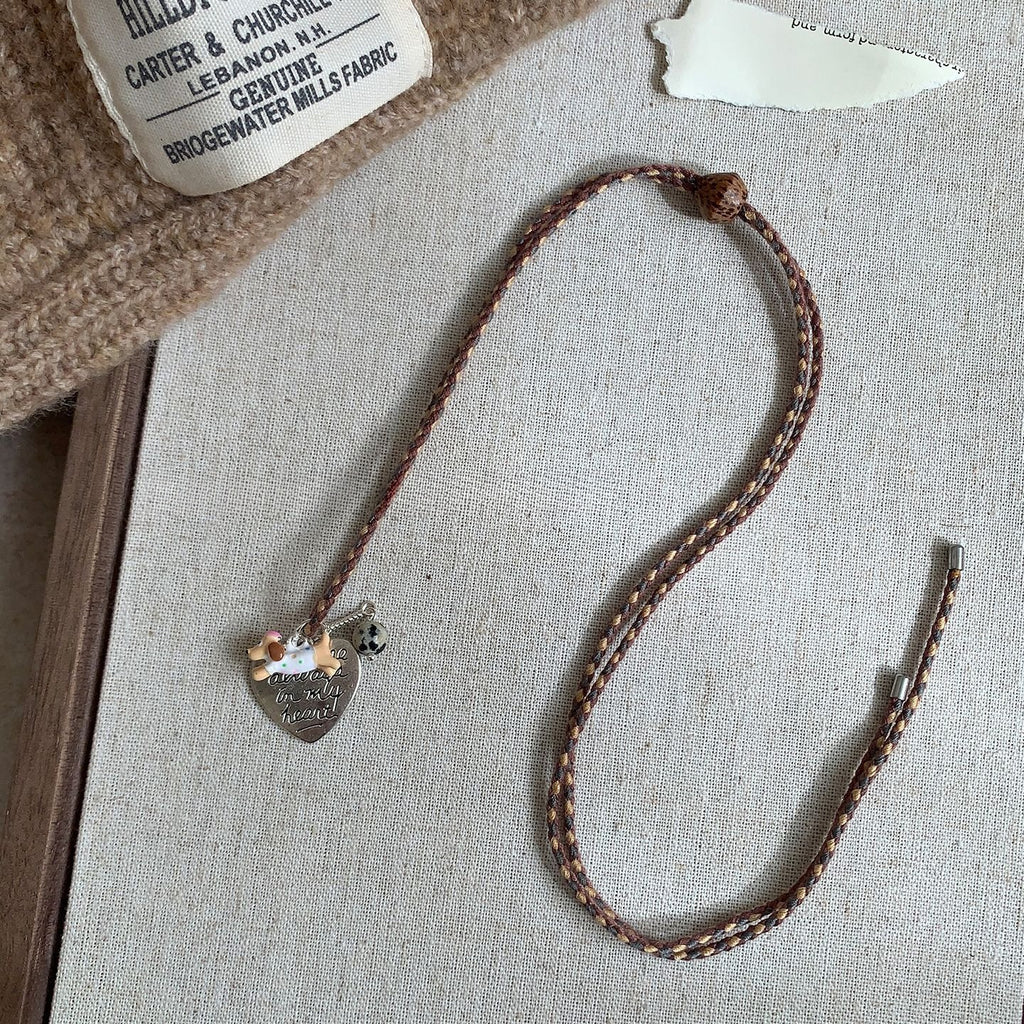 Puppy Love Letter Necklace - Modomu