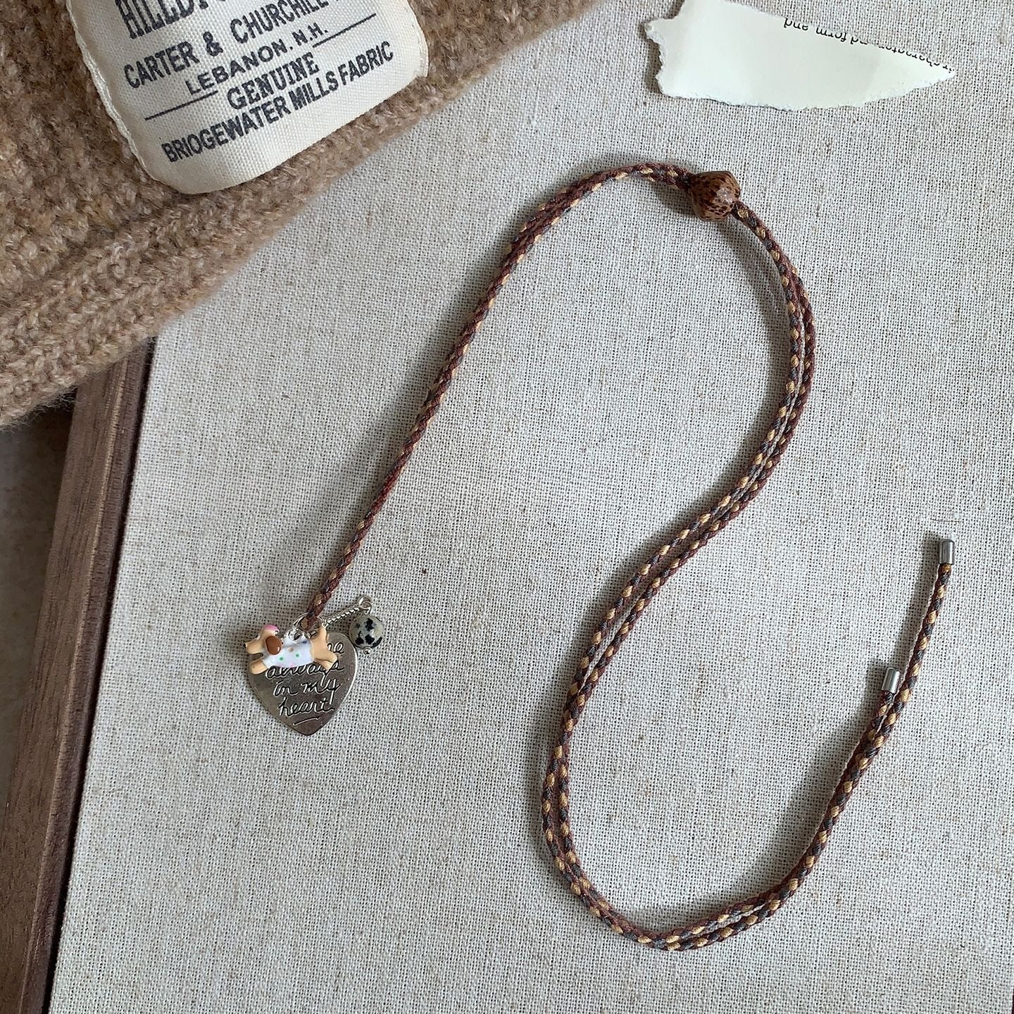 Puppy Love Letter Necklace - Modomu