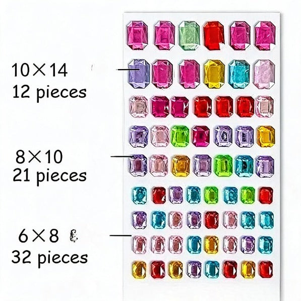 Crystal Gem Sticker Sheets