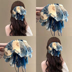 Floral Petal Ponytail Clip