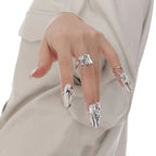 Molten Fingertip Nail Ring