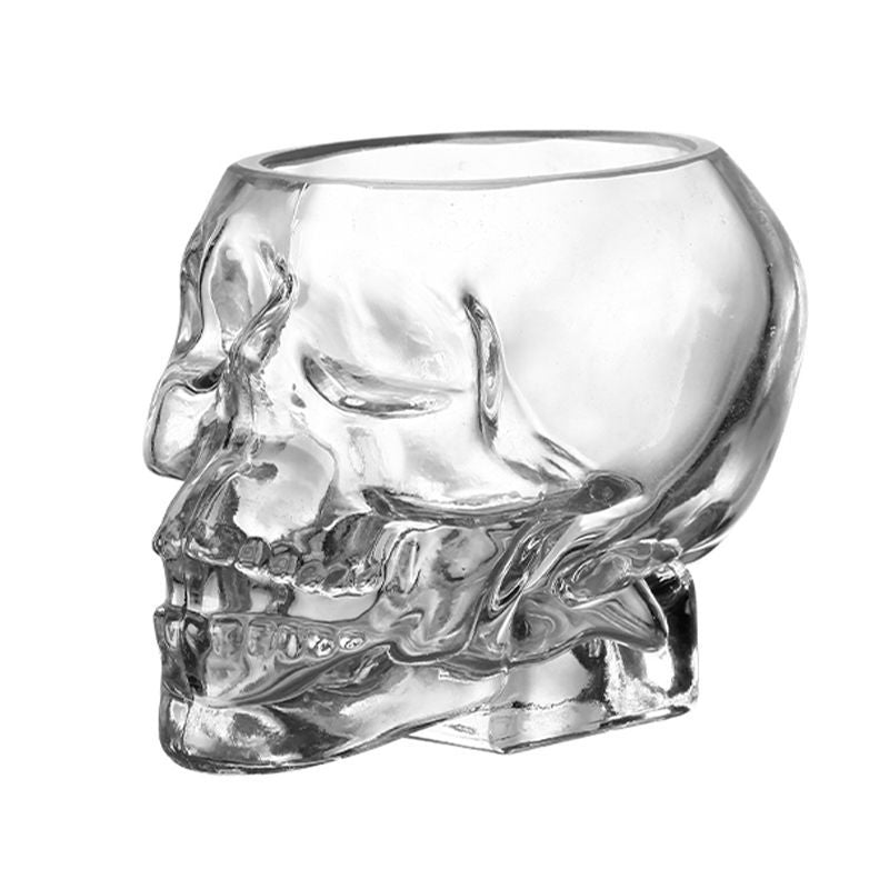 Skull Shaped Drinking Glass