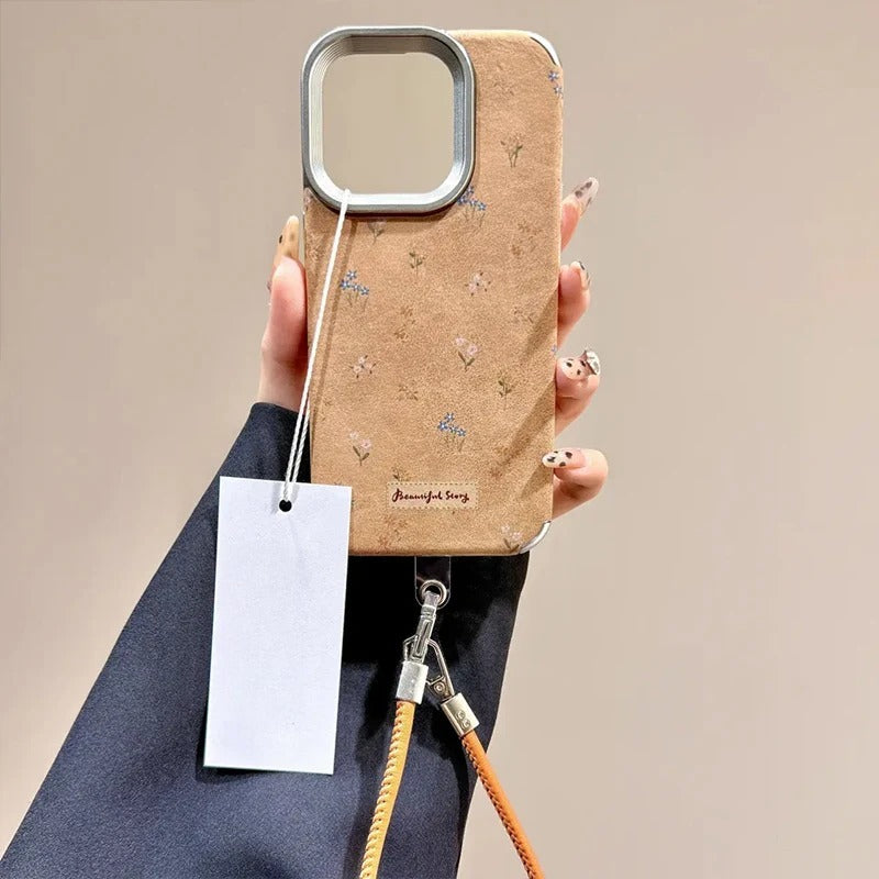 Ditsy Floral Lanyard Phone Case – Classic Frame Cases