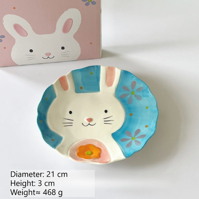 Cute Rabbit Ceramic Rice Bowl - Modomu