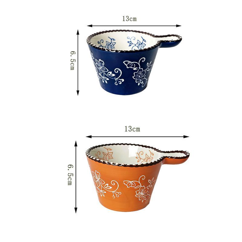 Beaded Handle Dessert Bowl