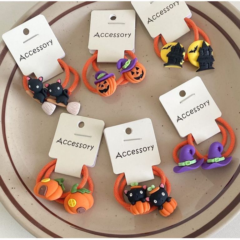 Halloween Charm Hair Ties
