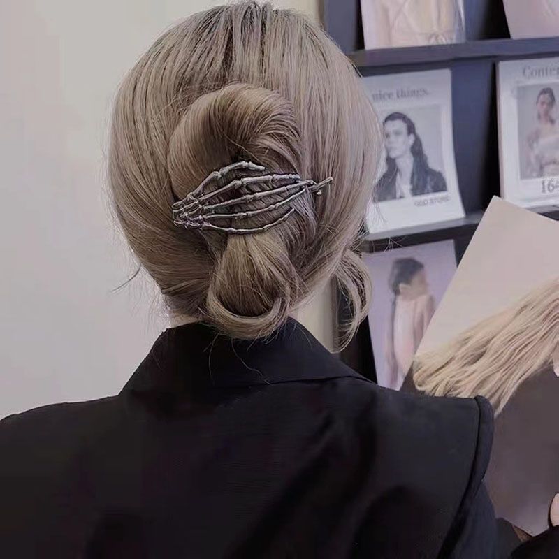 Skeletal Hand Bun Slide