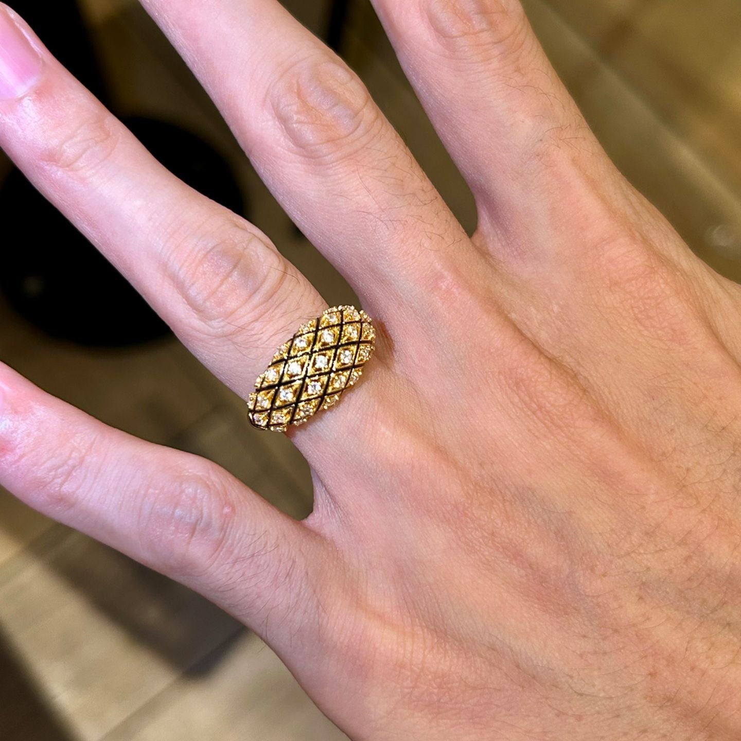 Vintage Geometric Statement Ring - Modomu