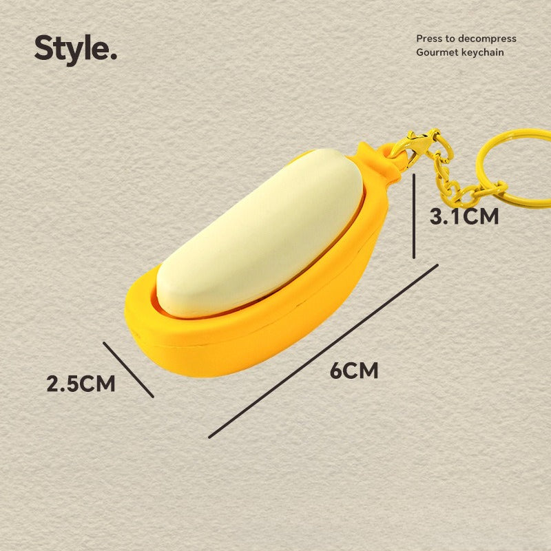 Miniature Food Press Button Charm