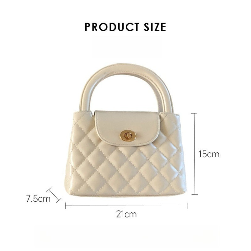 Quilted Top Handle Bag