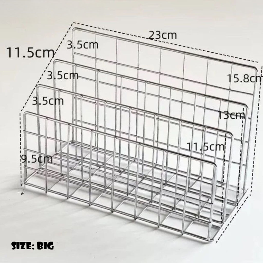 Wire Desktop File Rack