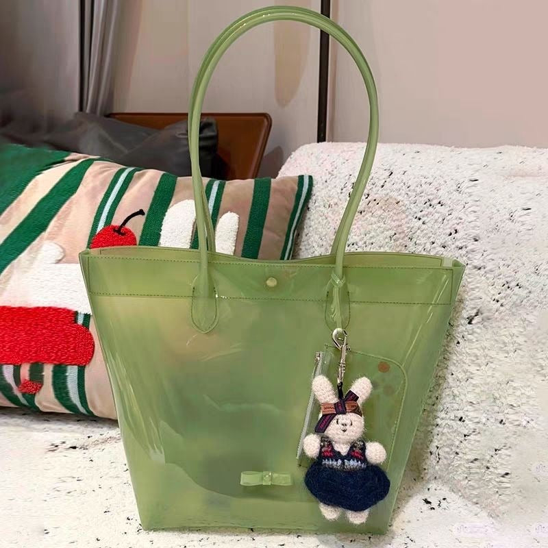 Large Jelly Shoulder Tote
