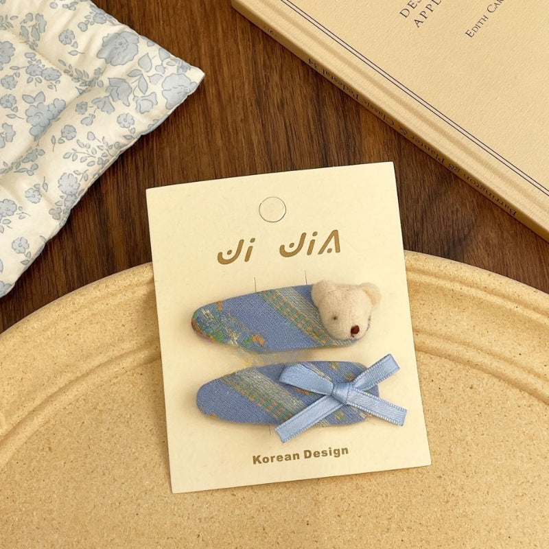 Floral Fabric Hair Clip - Modomu