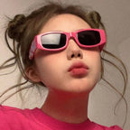 Rectangular Micro Frame Sunglasses - Modomu