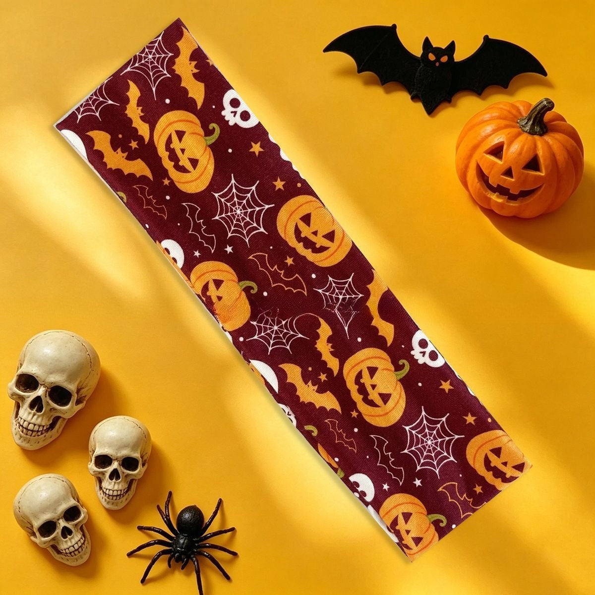 Halloween Print Wide Headband