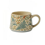 Handmade Floral Ceramic Coffee Mug - Modomu