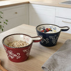 Beaded Handle Dessert Bowl