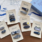 Flower Bow Side Bangs Clip - Modomu