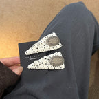 Polka Dot Triangle Hair Clip