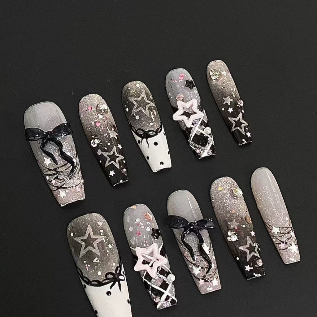 Smoky Star Press-On Nails
