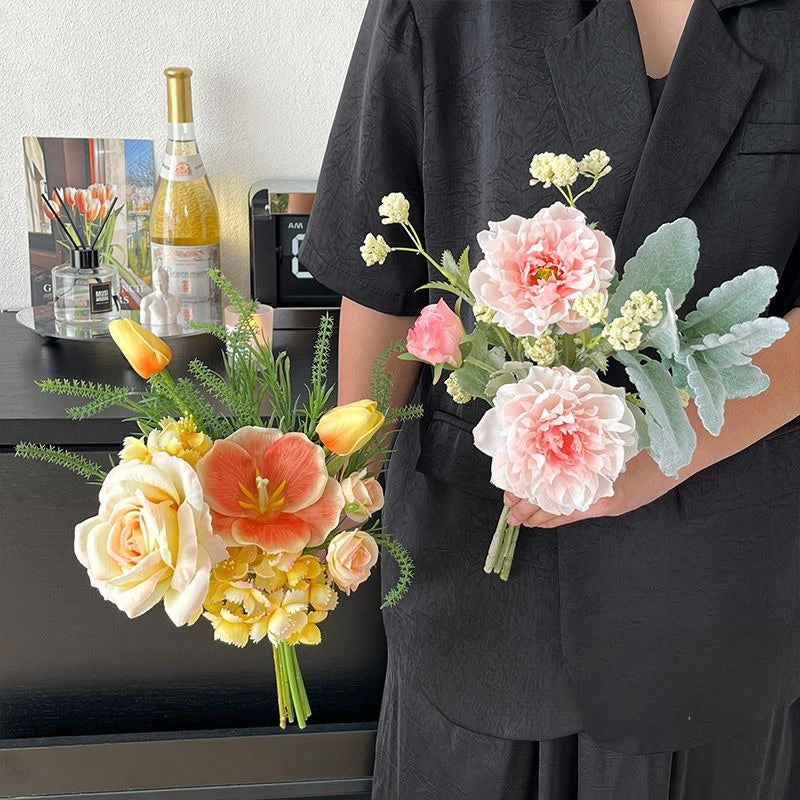 Artificial Flower Bouquet Decor