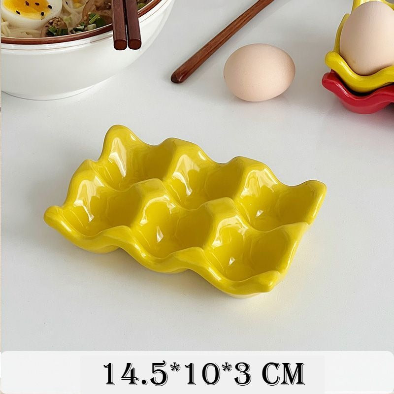 Wavy Rim Egg Tray