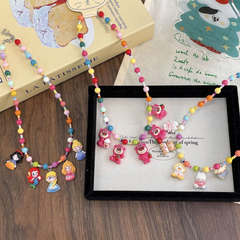 Kids Cartoon Beaded Necklace - Modomu