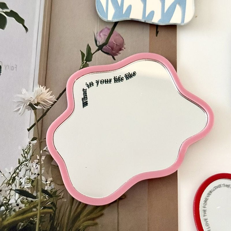 Irregular Graffiti Magnetic Mirror