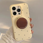 Espresso Dot Grip Phone Case