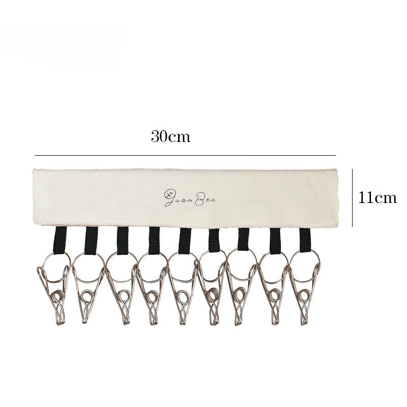 Suede Hat Storage Clip Hanger